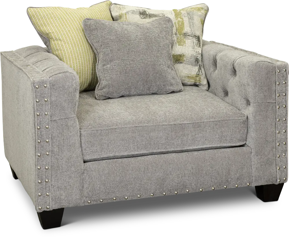 Traditional Light Gray Chair - Caprice-1