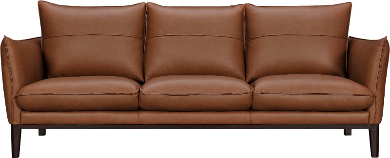 Modern Brown Leather Sofa Rangers, Modern Leather Sofa Bed