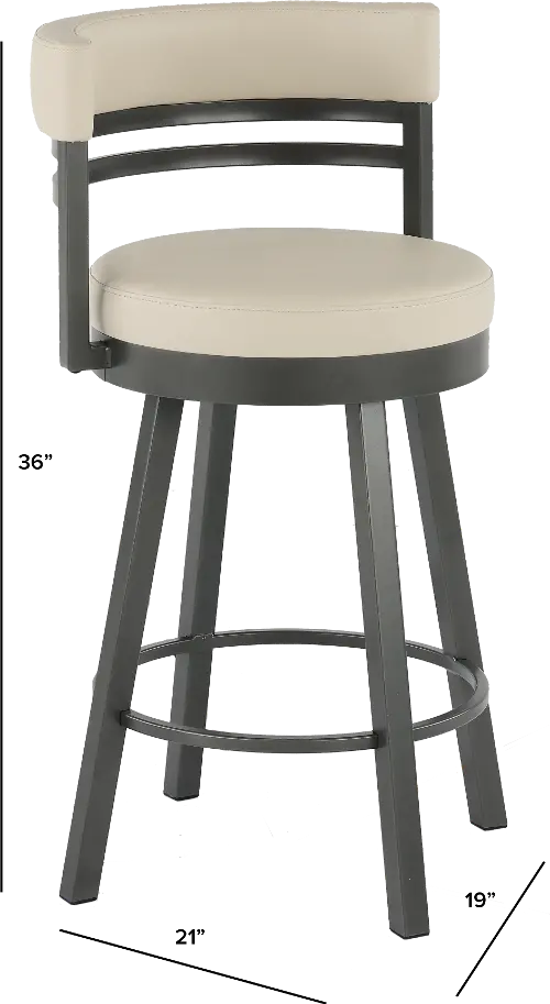 Ronny swivel bar deals stool