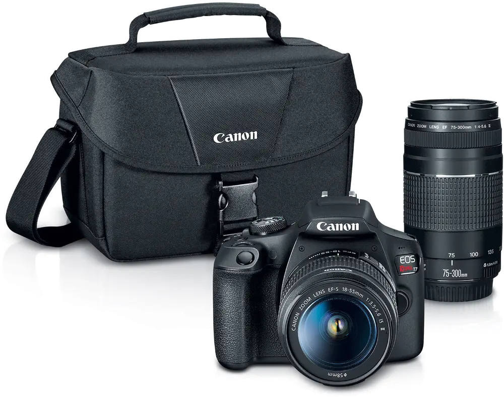 2727C021 Canon EOS Rebel T7 Camera and Double Zoom Lens Kit-1