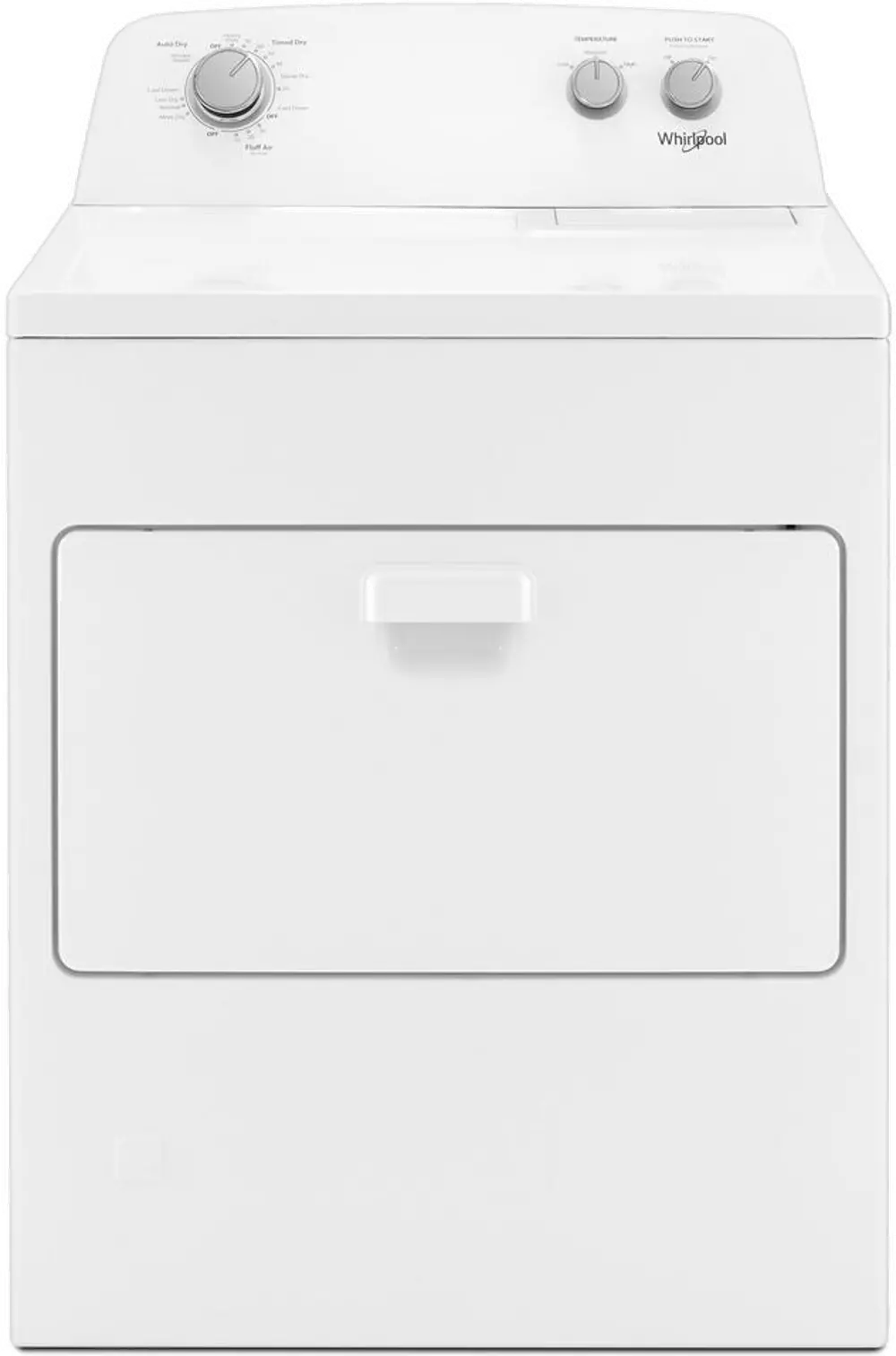 WGD4850HW-PROJECT Whirlpool Gas Dryer with Rear Controls and 12 Cycles - 7.0 cu. ft. White-1