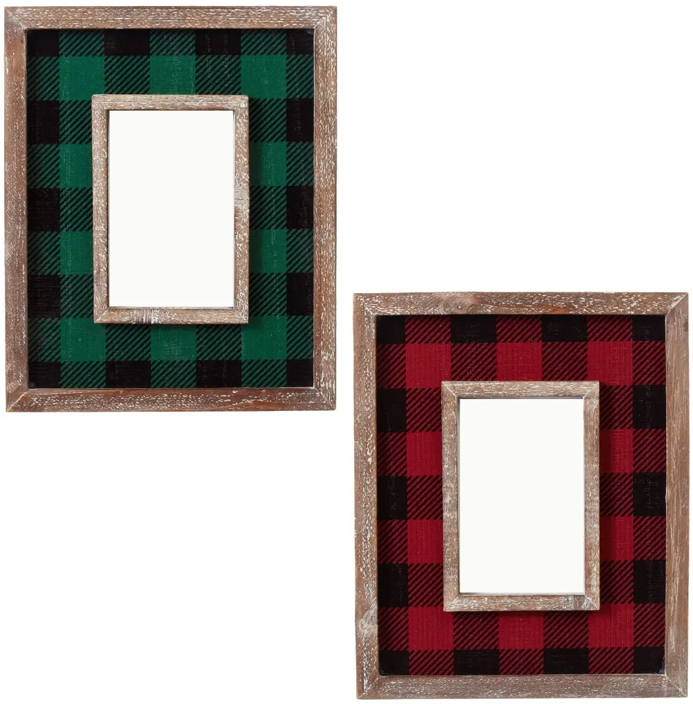 Assorted Plaid 4x6 Picture Frame-1