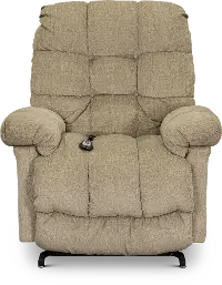 Somers Reclining Chair in Beige, L:41xW:40xH:41.5 by Bassett Furniture