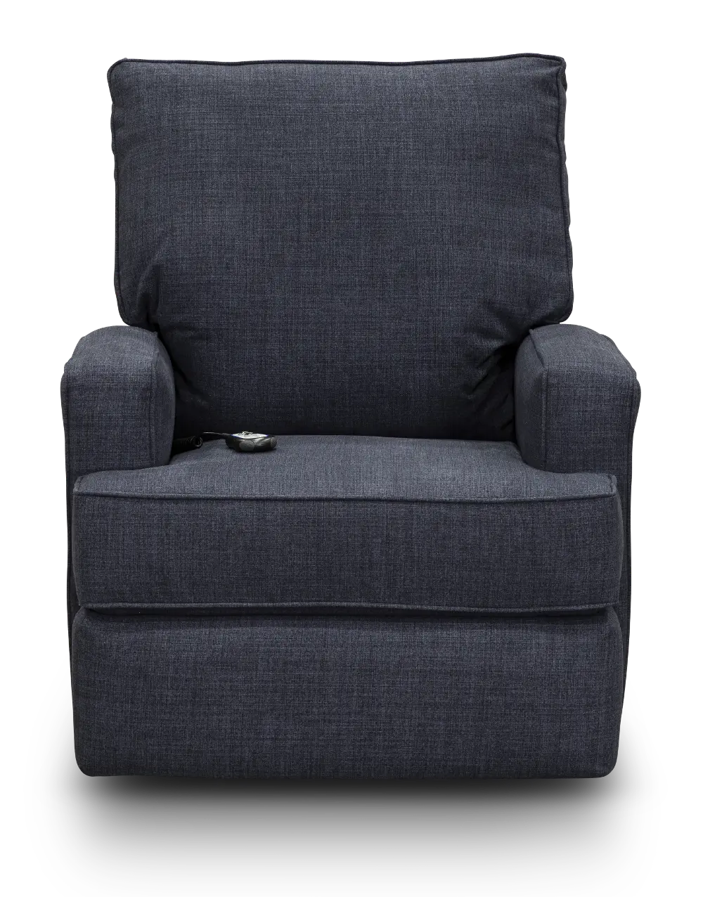 Kersey Navy Blue Power Swivel Glider Recliner-1