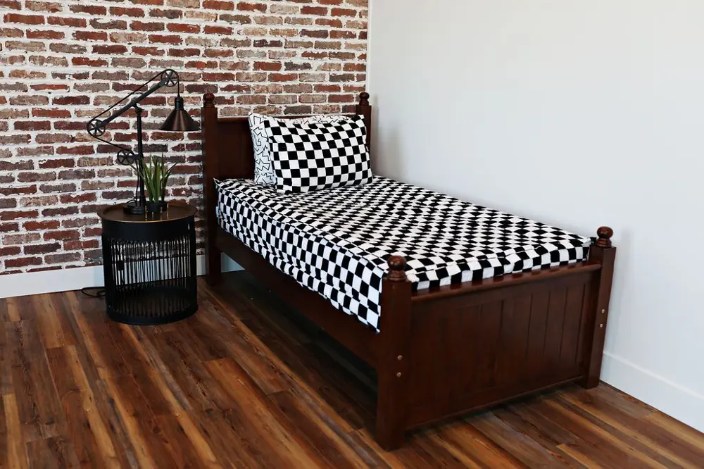 Beddy's Twin Black and White Checkerboard Bedding Collection-1