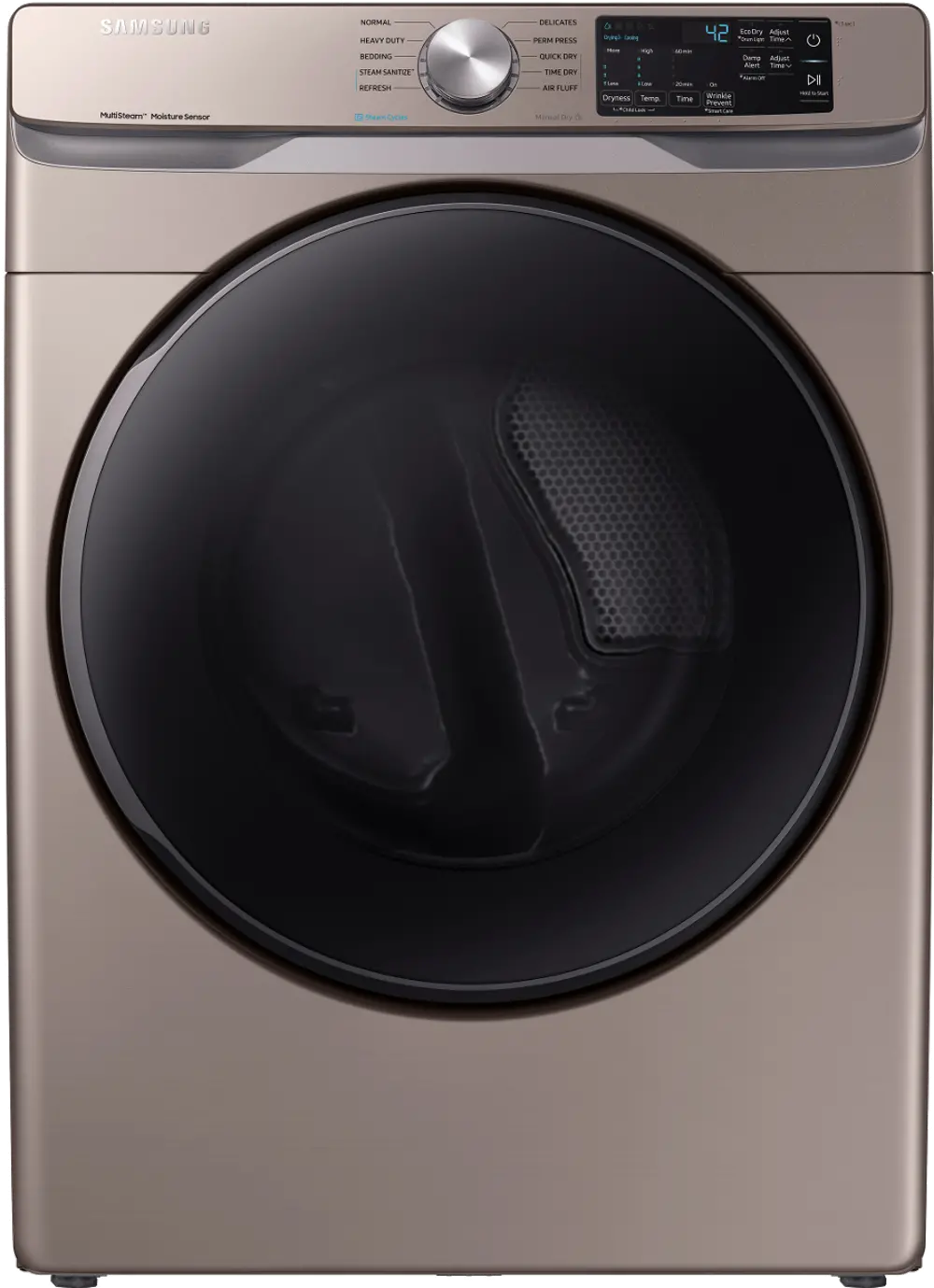 DVE45R6100C Samsung Steam Sanitize+ Dryer - 7.5 cu. ft. Champagne-1
