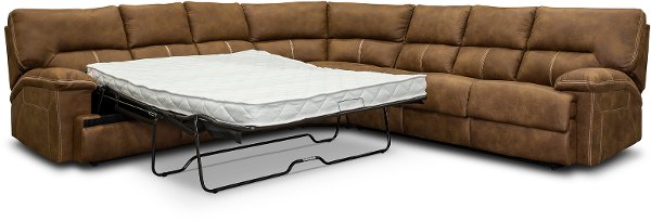 Furniture Living Room Bedroom Dining Decor Rc Willey Mocha Brown 3 Piece Double Sofa Bed Sectional Parker Valley