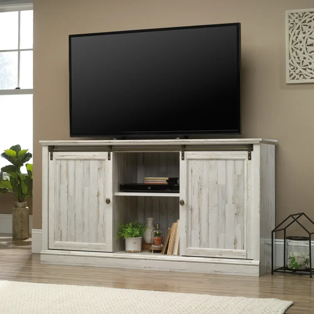 Barrister Lane Antique White 61  TV Stand-1