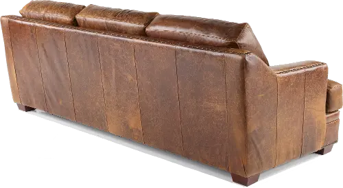 Phoenix Leather Sofa | Thomas Cole Designs | Brown | Over 88