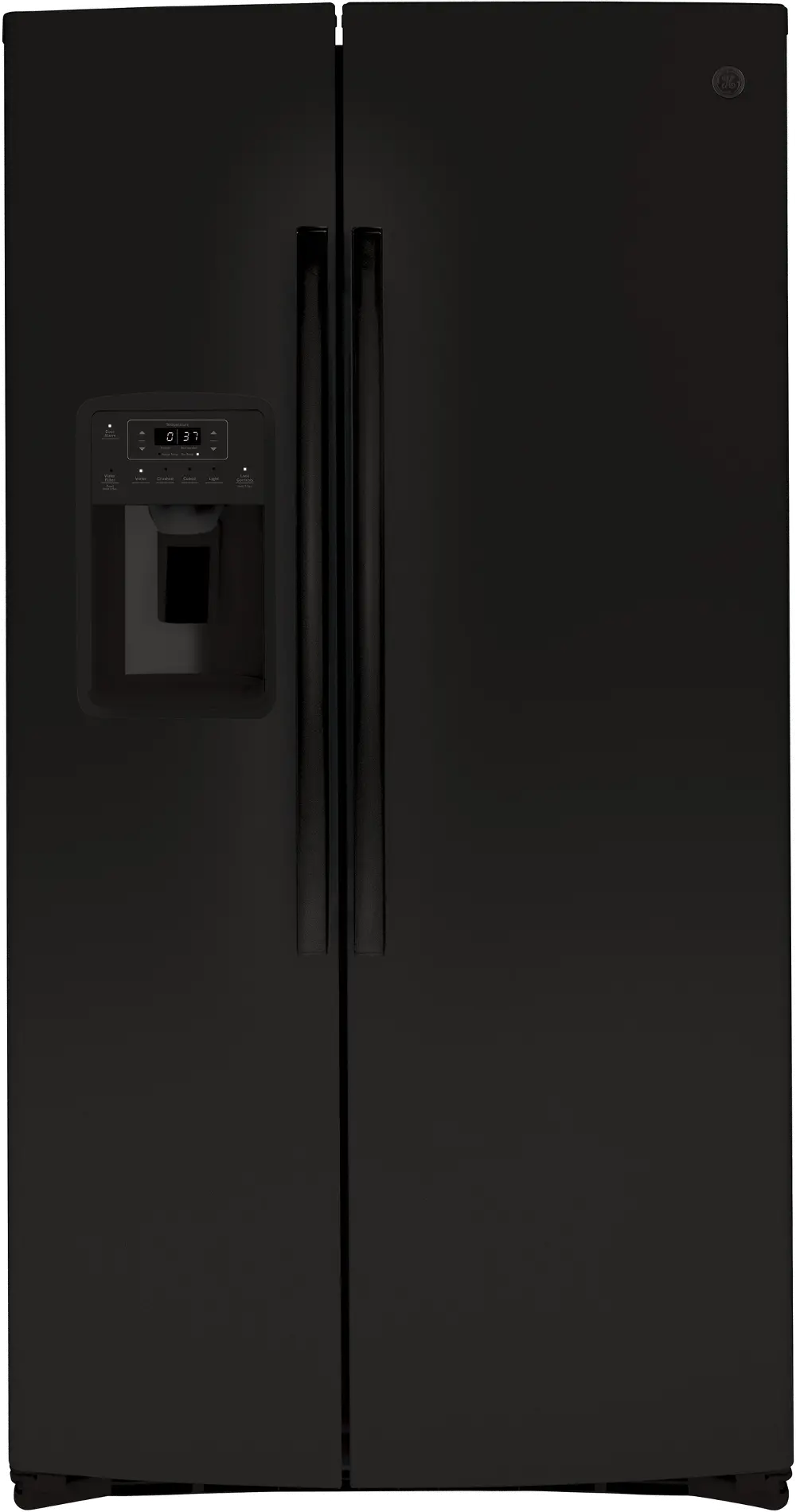 GSS25IGNBB GE 25.1 cu ft Side by Side Refrigerator - Black-1