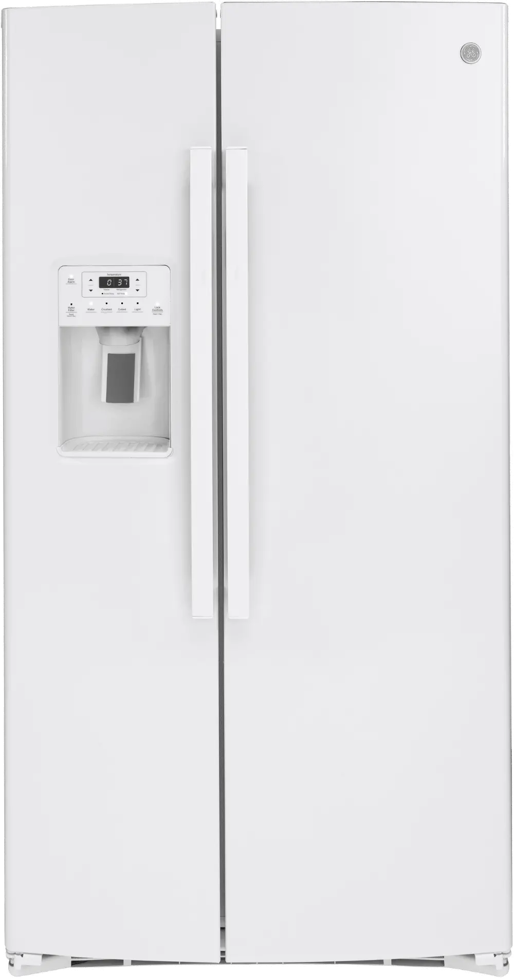 GSS25IGNWW GE 25.1 cu ft Side by Side Refrigerator - White-1