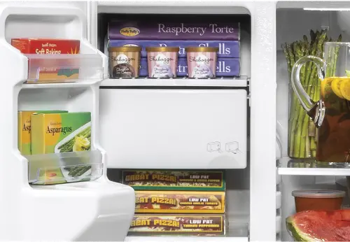GE 21.8 cu ft Side by Side Refrigerator - Counter Depth Stainless Steel