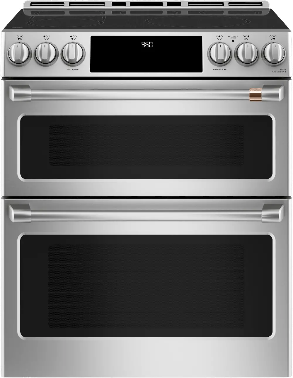 CHS950P2MS1 Cafe 6.7 cu ft Electric Induction Double Oven Range - Stainless Steel-1