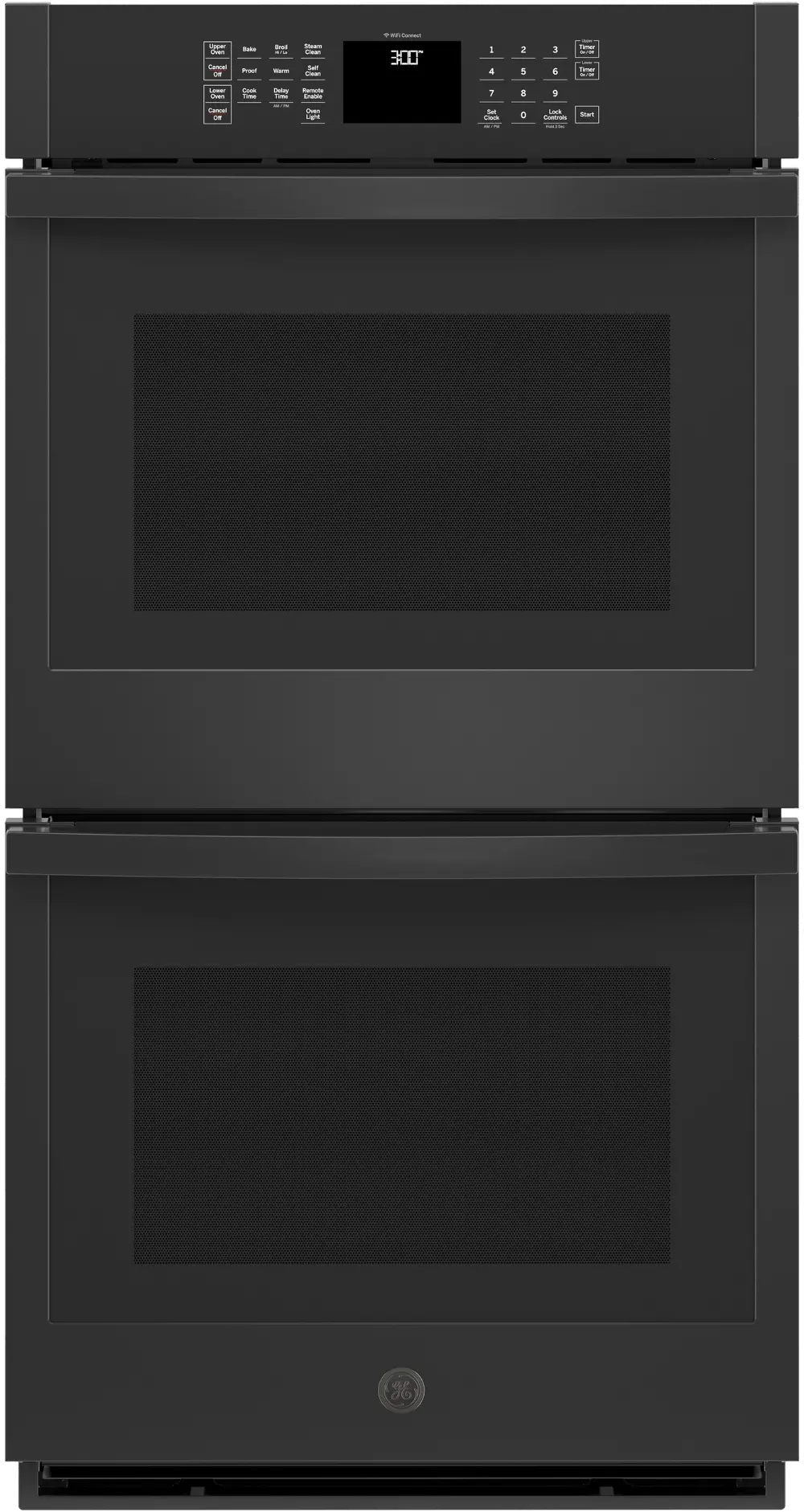 JKD3000DNBB GE 27 Inch Double Wall Smart Oven - 8.6 cu. ft. Black-1