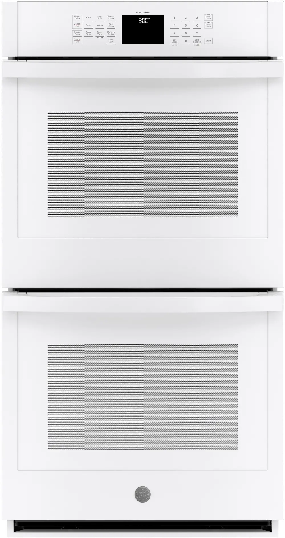 JKD3000DNWW GE 27 Inch Double Wall Smart Oven - 8.6 cu. ft. White-1
