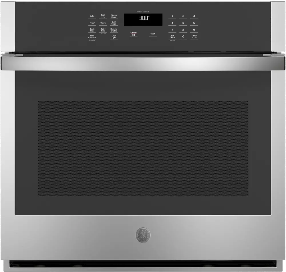 JTS3000SNSS GE 5 cu ft Single Wall Oven - Stainless Steel 30 Inch-1