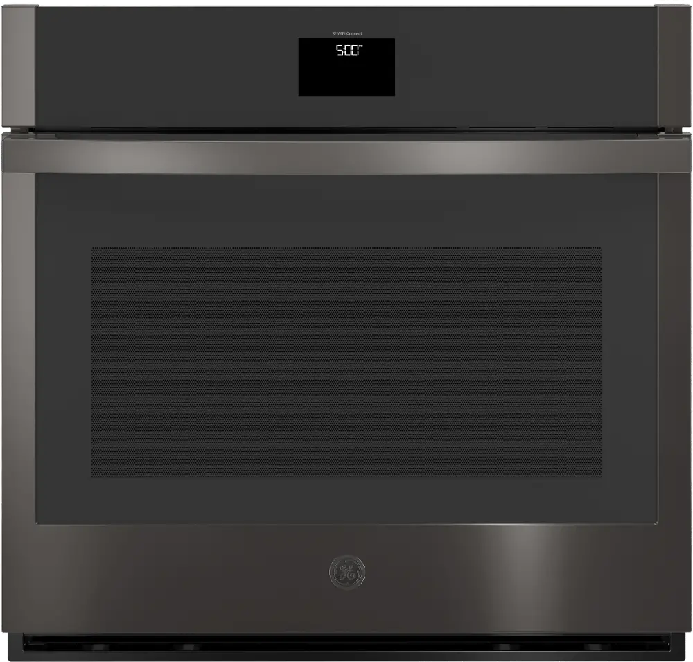JTS5000BNTS GE 30 Inch Single Wall Smart Oven - 5.0 cu. ft. Black Stainless Steel-1