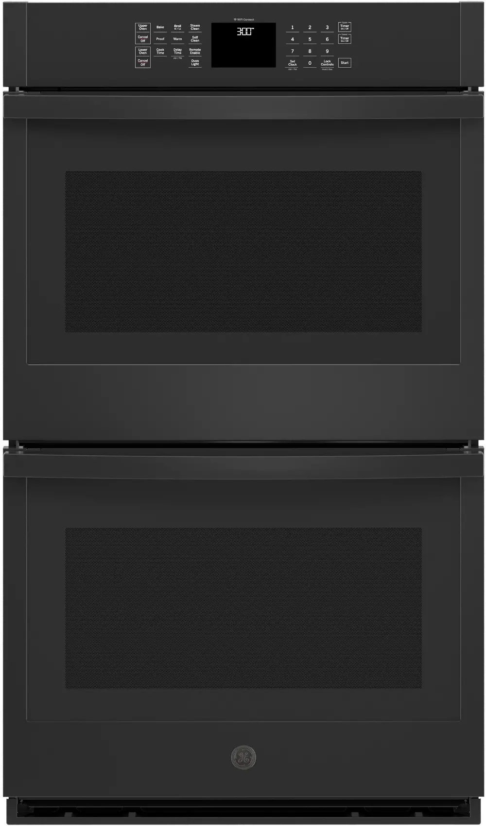 JTD3000DNBB GE 30 Inch Double Wall Smart Oven - 10.0 cu. ft. Black-1