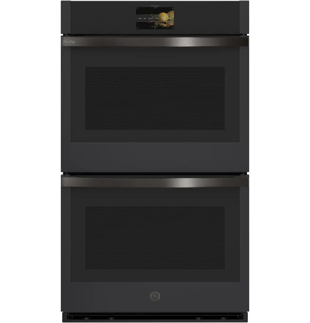 PTD7000FNDS GE Profile 30 Inch Smart Double Wall Oven - 10.0 cu. ft. Matte Black-1