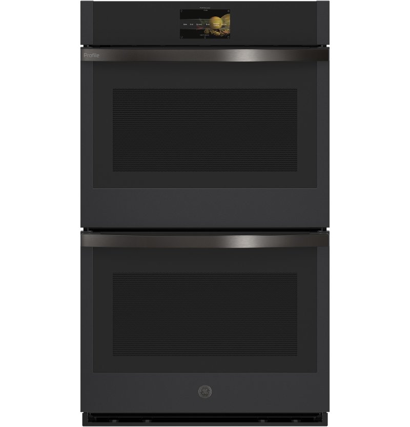 Ge Profile 30 Inch Smart Double Wall Oven 10 0 Cu Ft Matte Black