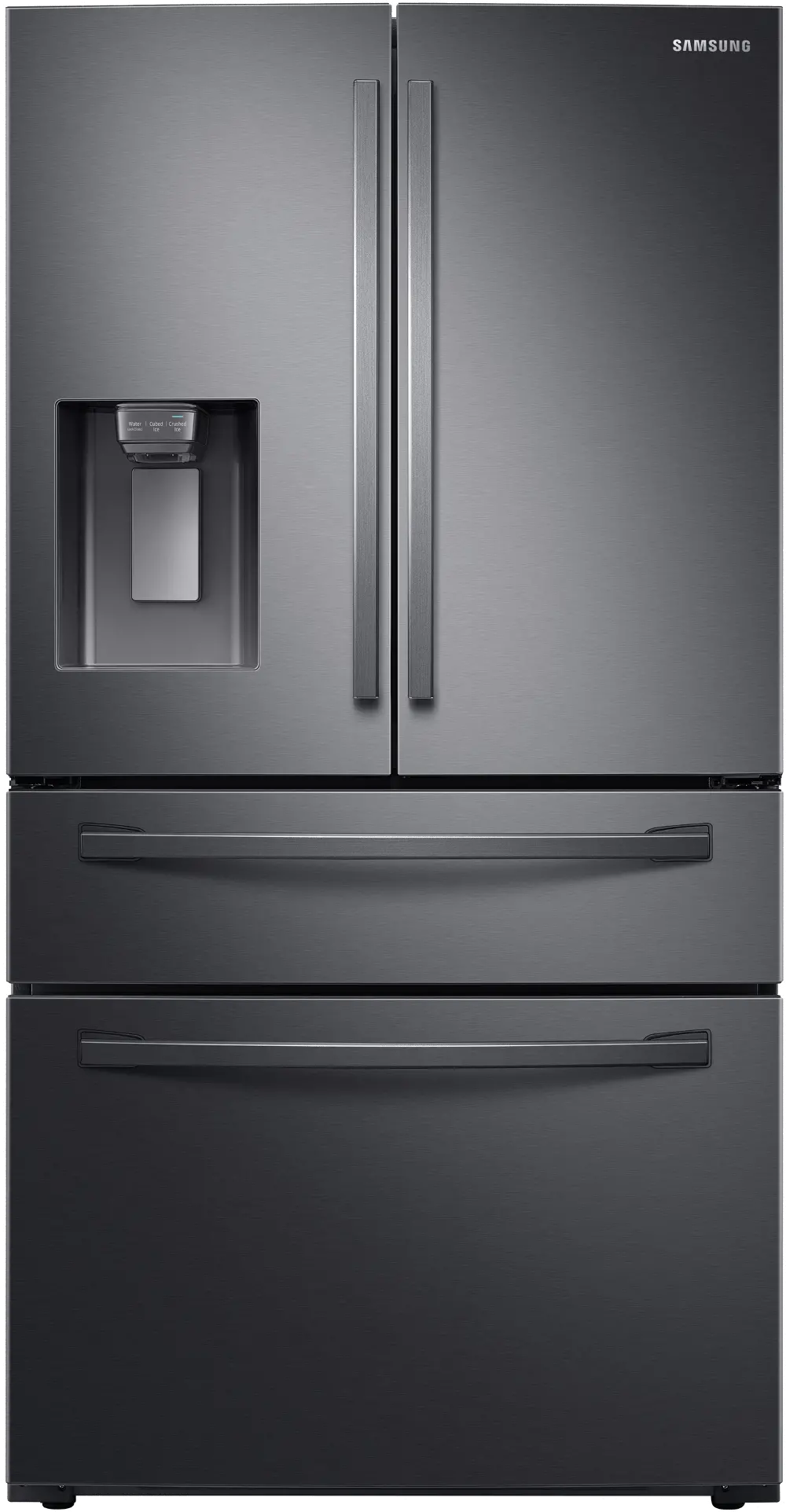 RF28R7201SG Samsung 28 cu ft 4 Door French Door Refrigerator - Black Stainless Steel-1