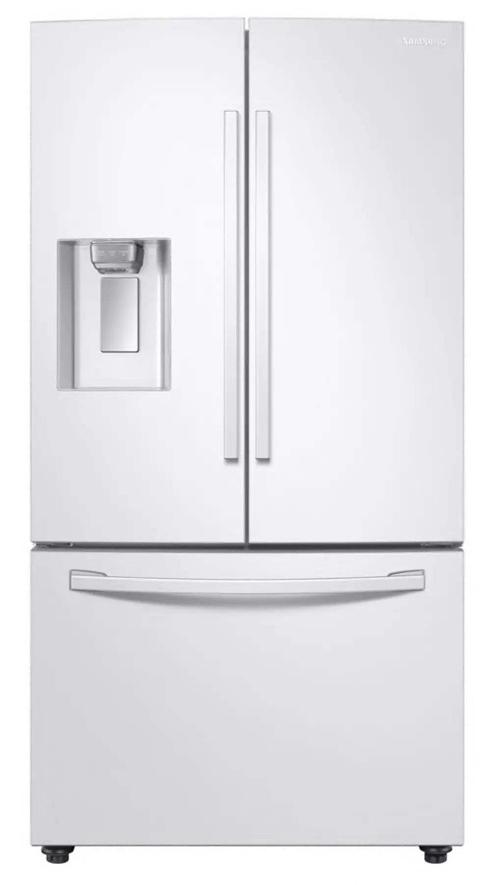 RF28R6202WW Samsung 28 cu ft French Door Refrigerator - White-1