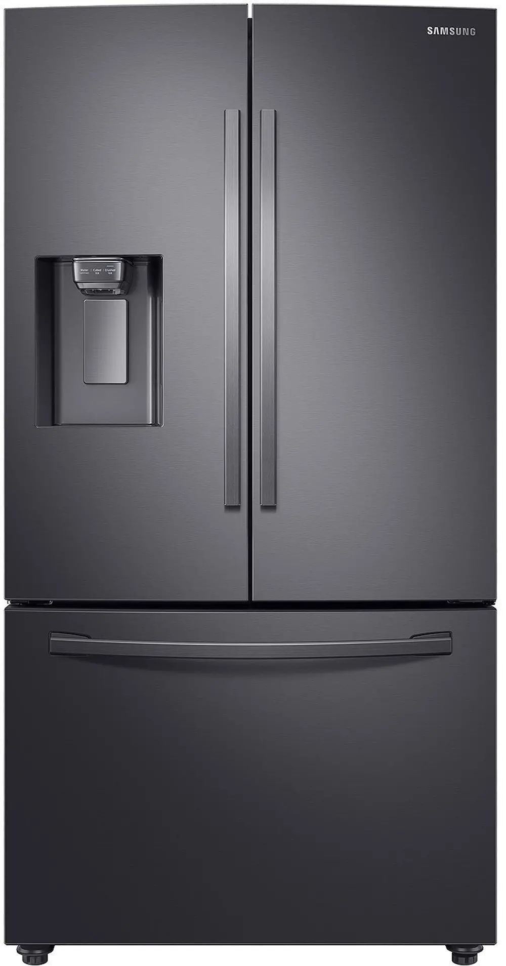 RF23R6201SG Samsung 22.6 cu ft French Door Refrigerator - Counter Depth Black Stainless Steel-1
