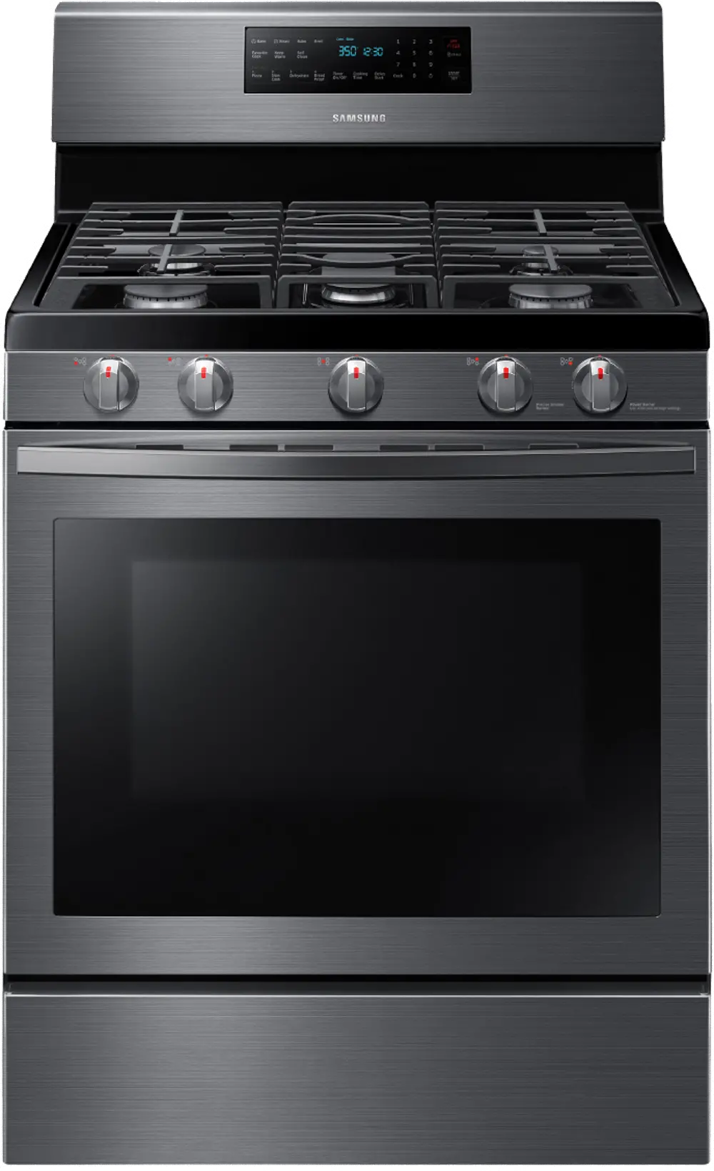 NX58R5601SG Samsung Gas Convection Range - Black Stainless Steel-1