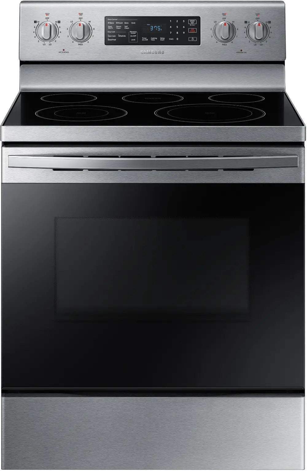 NE59R4321SS Samsung 30 Inch Electric Convection Range - 5.9 cu. ft. Stainless Steel-1