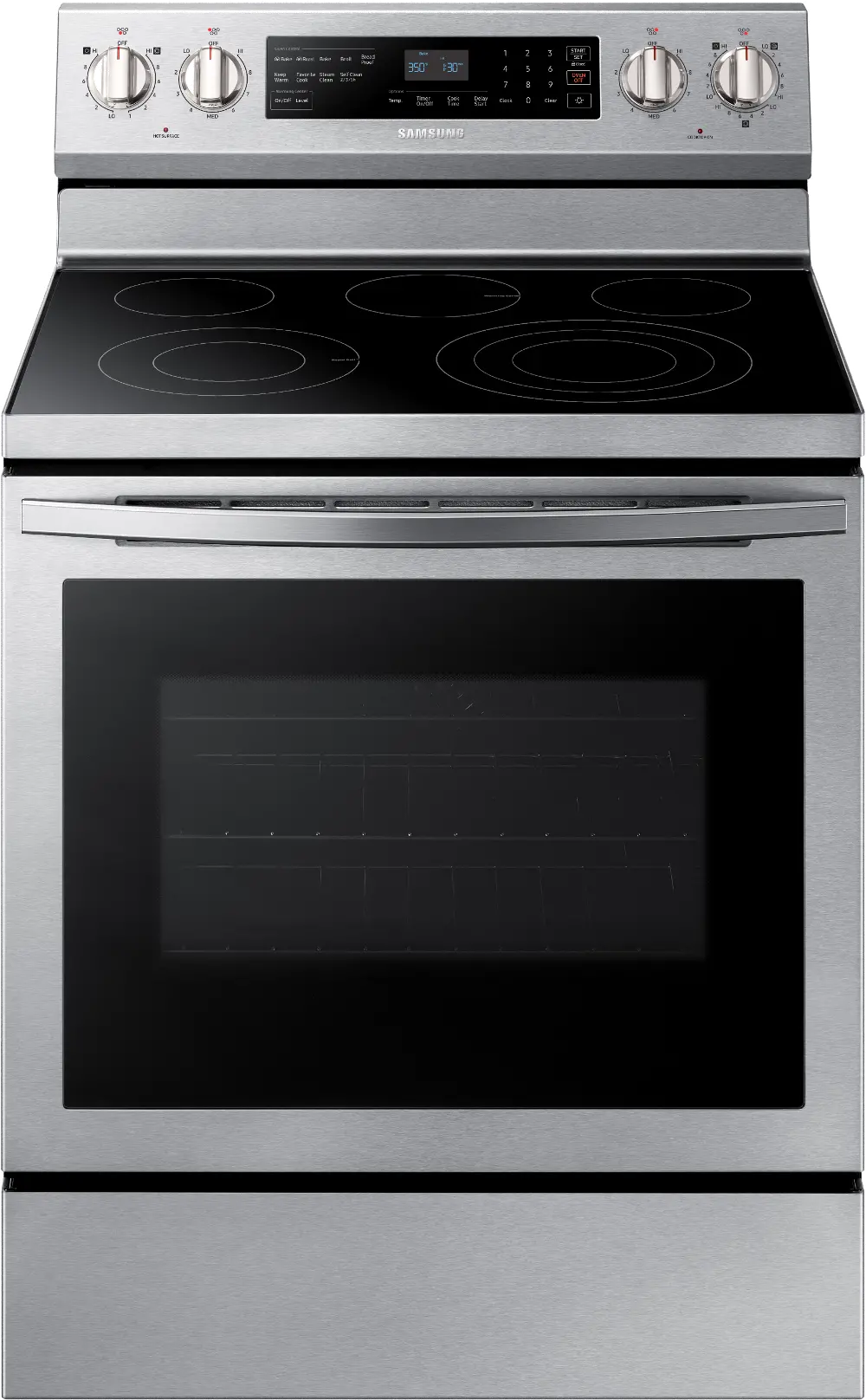 NE59R6631SS Samsung Electric Convection Range - Stainless Steel-1