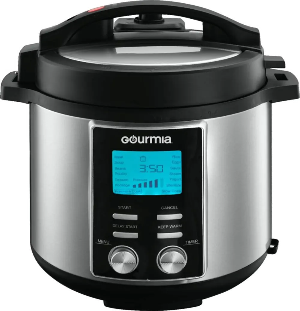 Gourmia 8 Quart Pressure Cooker-1