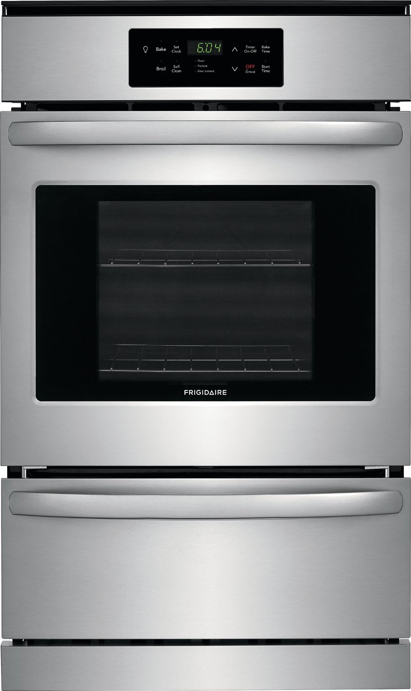 Frigidaire 24 Inch Gas Single Wall Oven 3 Cu Ft Stainless Steel Rc Willey - 24 Inch Single Wall Oven White