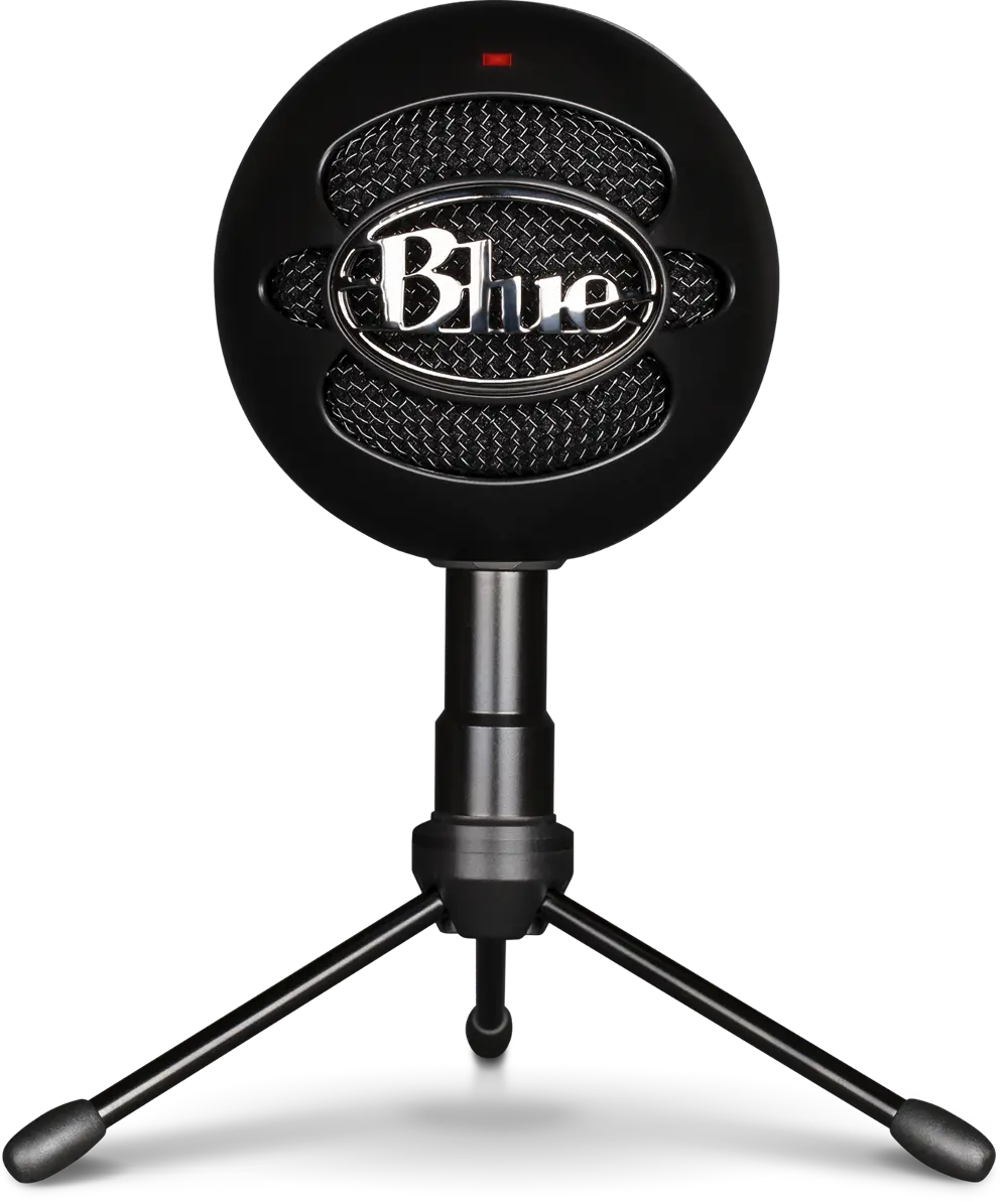 BLUE MIC SNOWBALL BLACK ICE USB MICROPHONE Blue Designs Snowball iCE Studio USB Microphone - Black-1