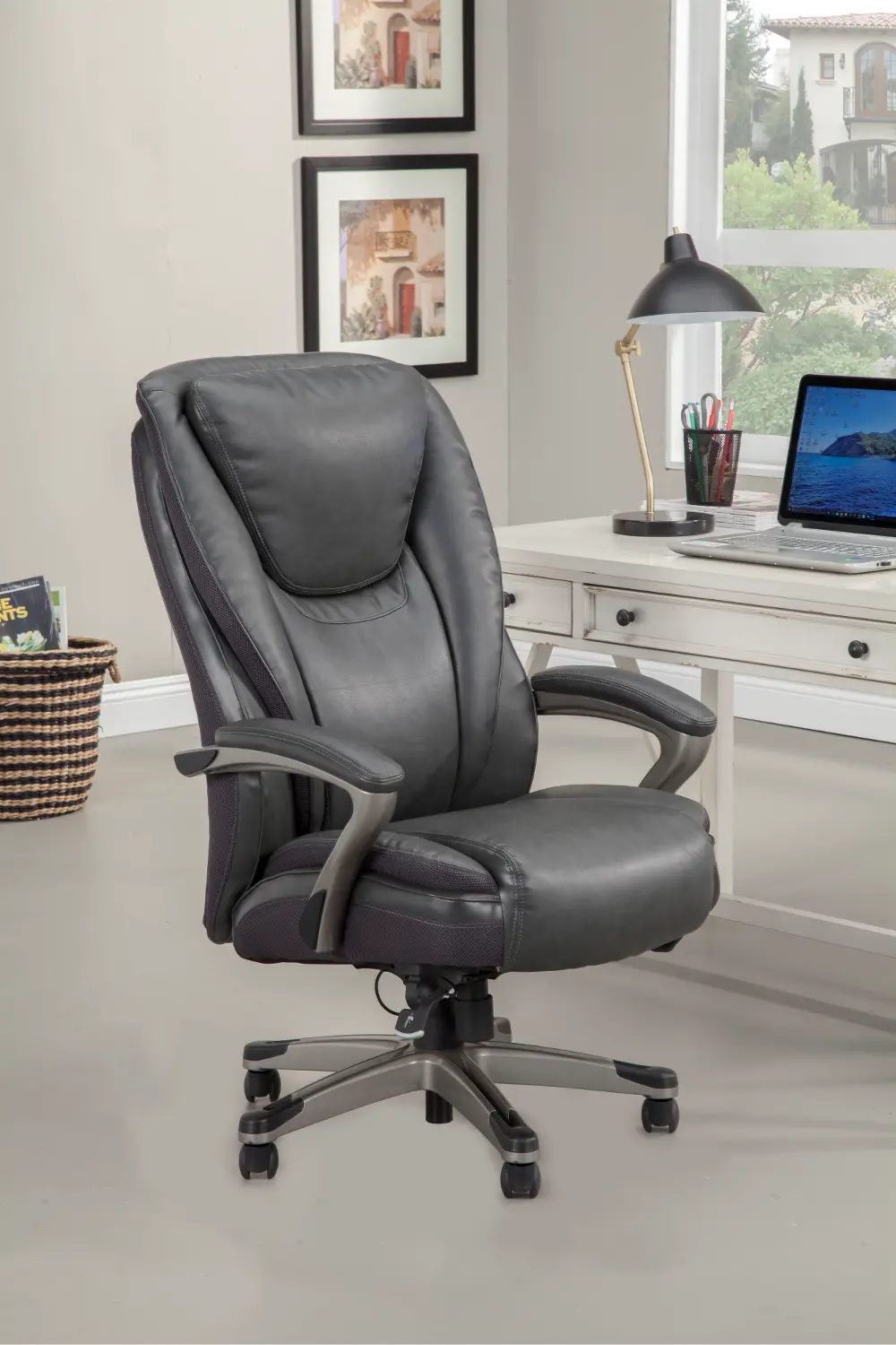 Home Office Executive Office Chair - Gray-1