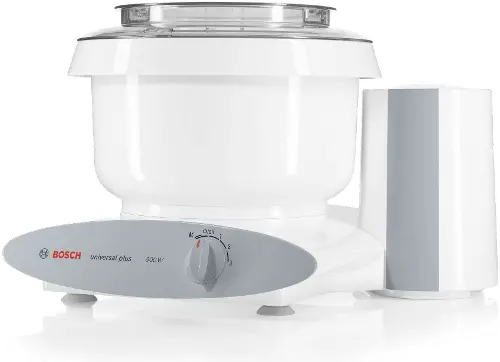 Bosch Universal Plus Mixer, with Dough Hook Extender, White - Azure Standard