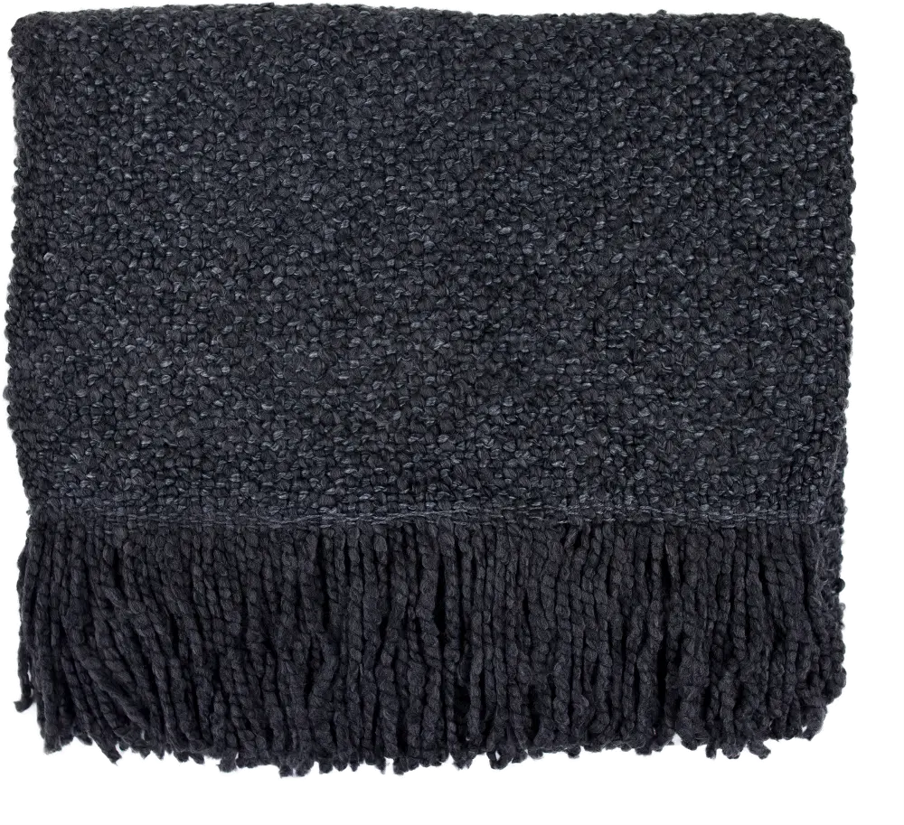 Charcoal Campbell Throw Blanket-1