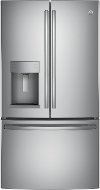 GYS22GSNSS GE Counter Depth French Door Refrigerator - 22.2 cu. ft., 36 Inch Stainless Steel