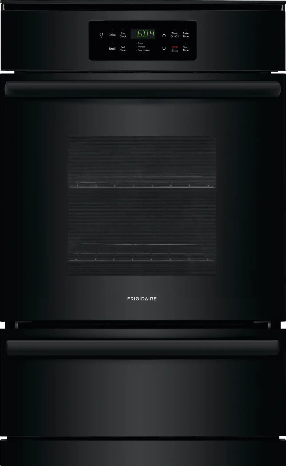 FFGW2426UB Frigidaire 24 Inch Gas Single Wall Oven - 3.8 cu. ft. Black-1