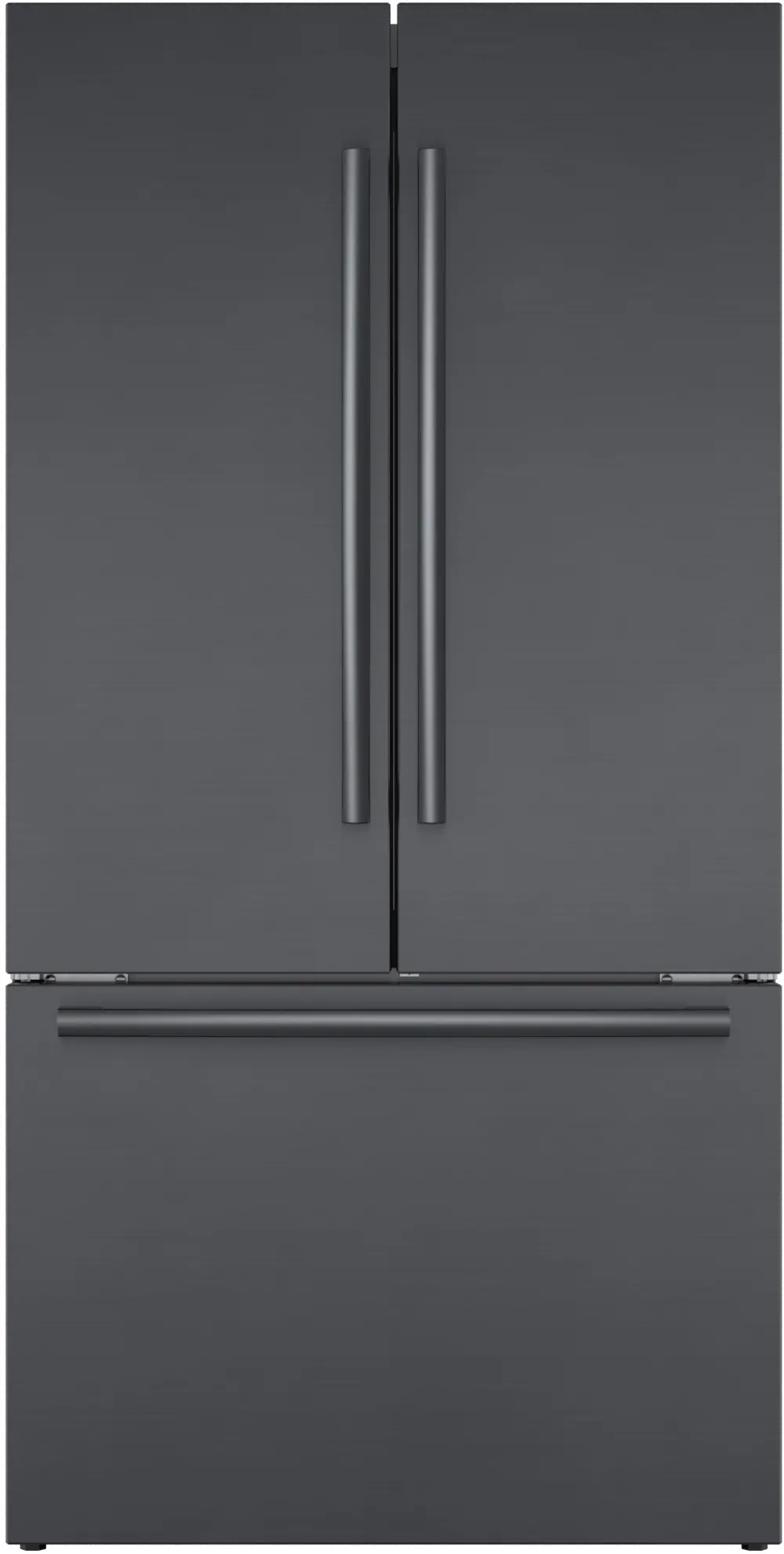 B36CT80SNB Bosch 21 cu ft French Door Refrigerator - Counter Depth Black Stainless Steel-1