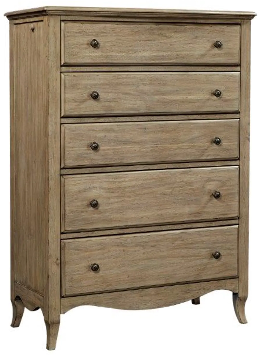 Traditional Oat Beige Chest of Drawers - Provence-1
