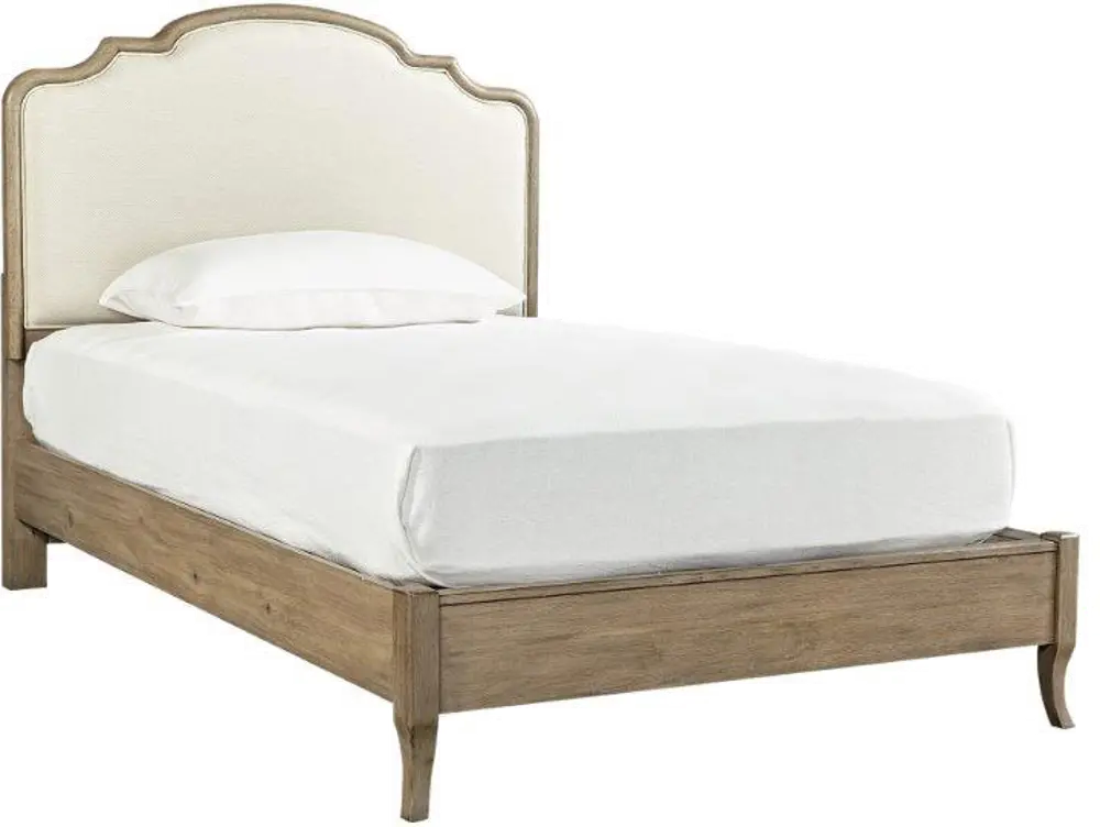 Traditional Oat Beige King Bed - Provence-1