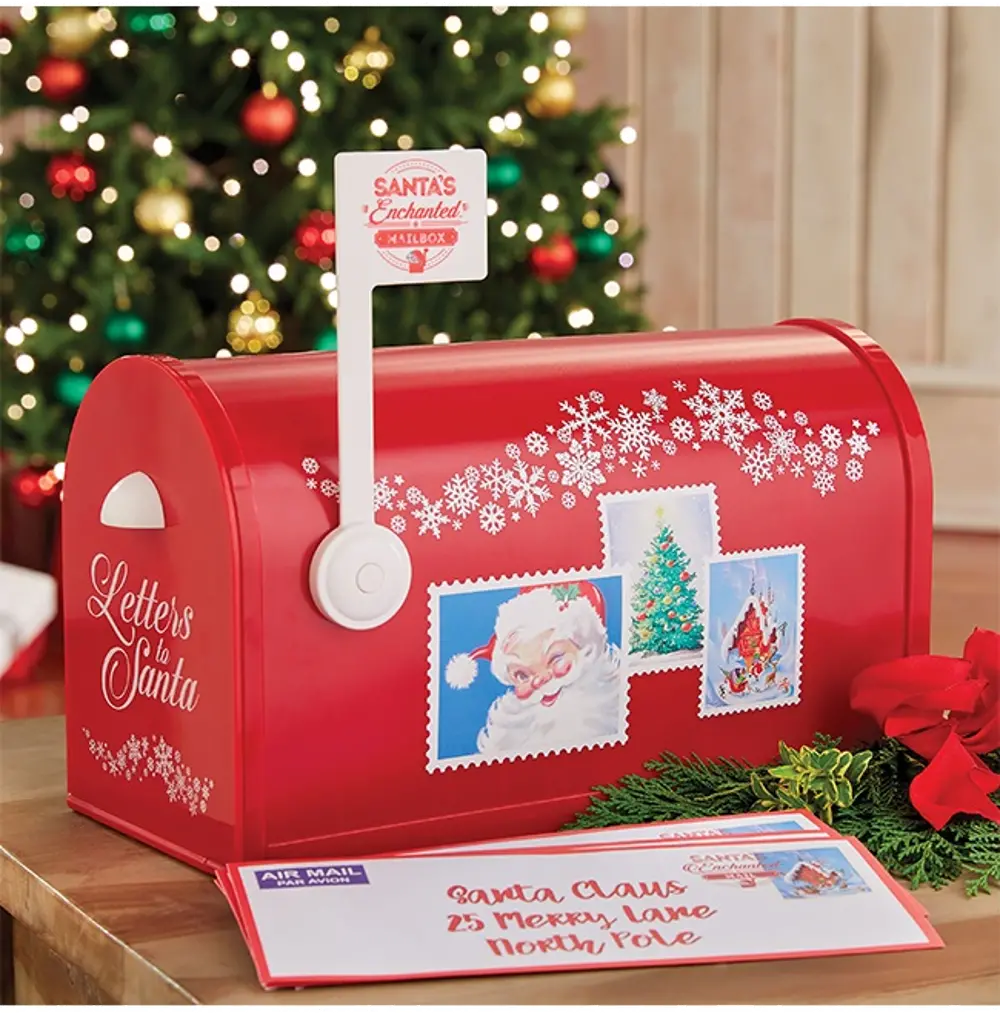 Santa's Red Enchanted Mailbox-1