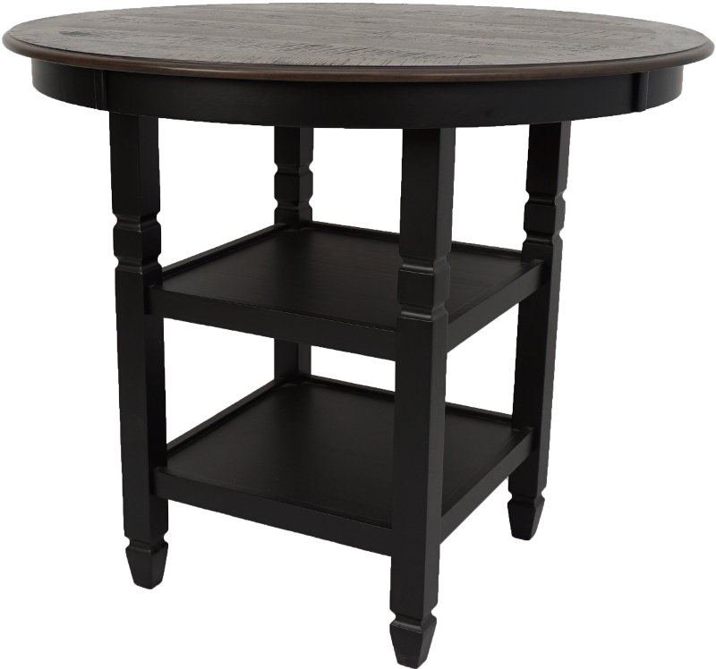 Black Round Counter Height Dining Table, Counter Height Table Round