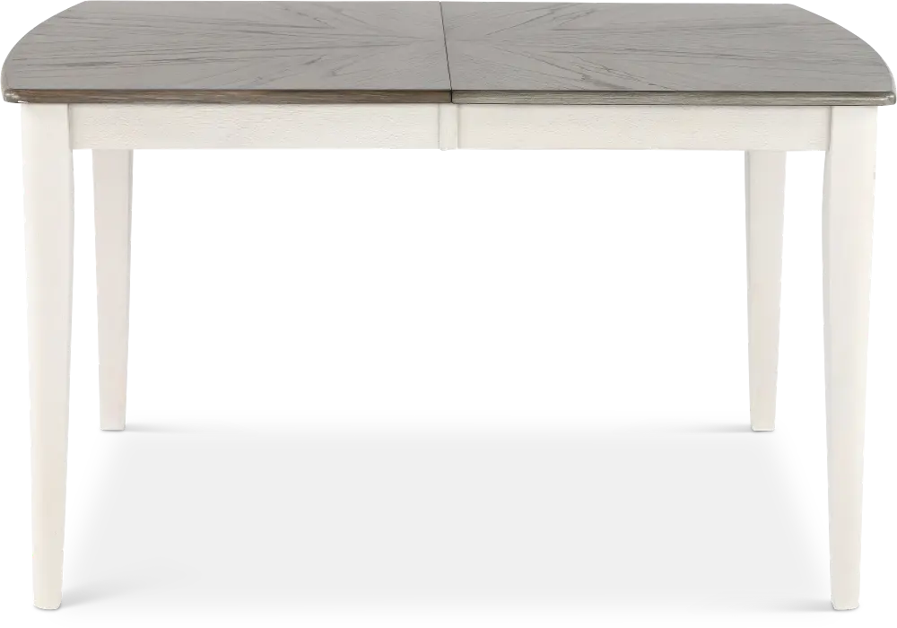 Newark White and Gray Dining Room Table-1
