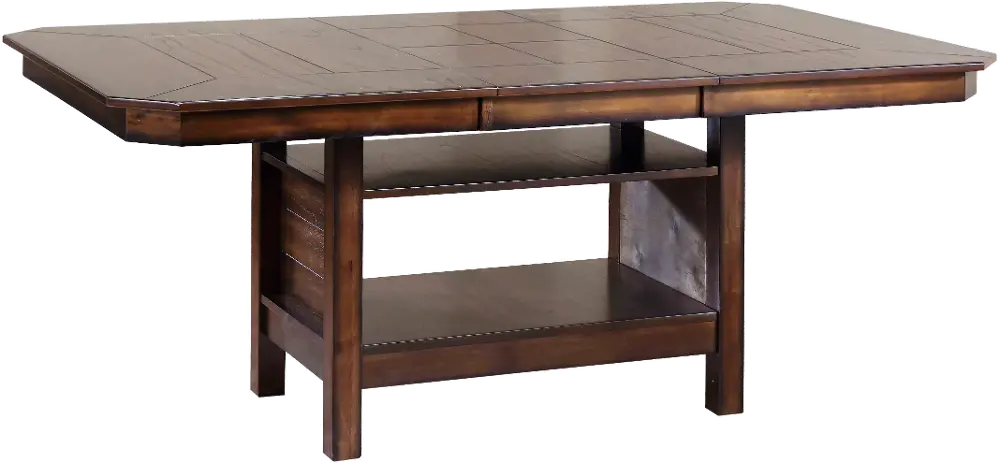 Madison Transitional Dark Brown Dining Table-1