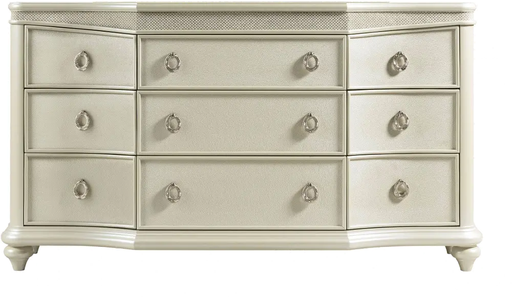 Traditional Pearl Beige Dresser - Starlight-1