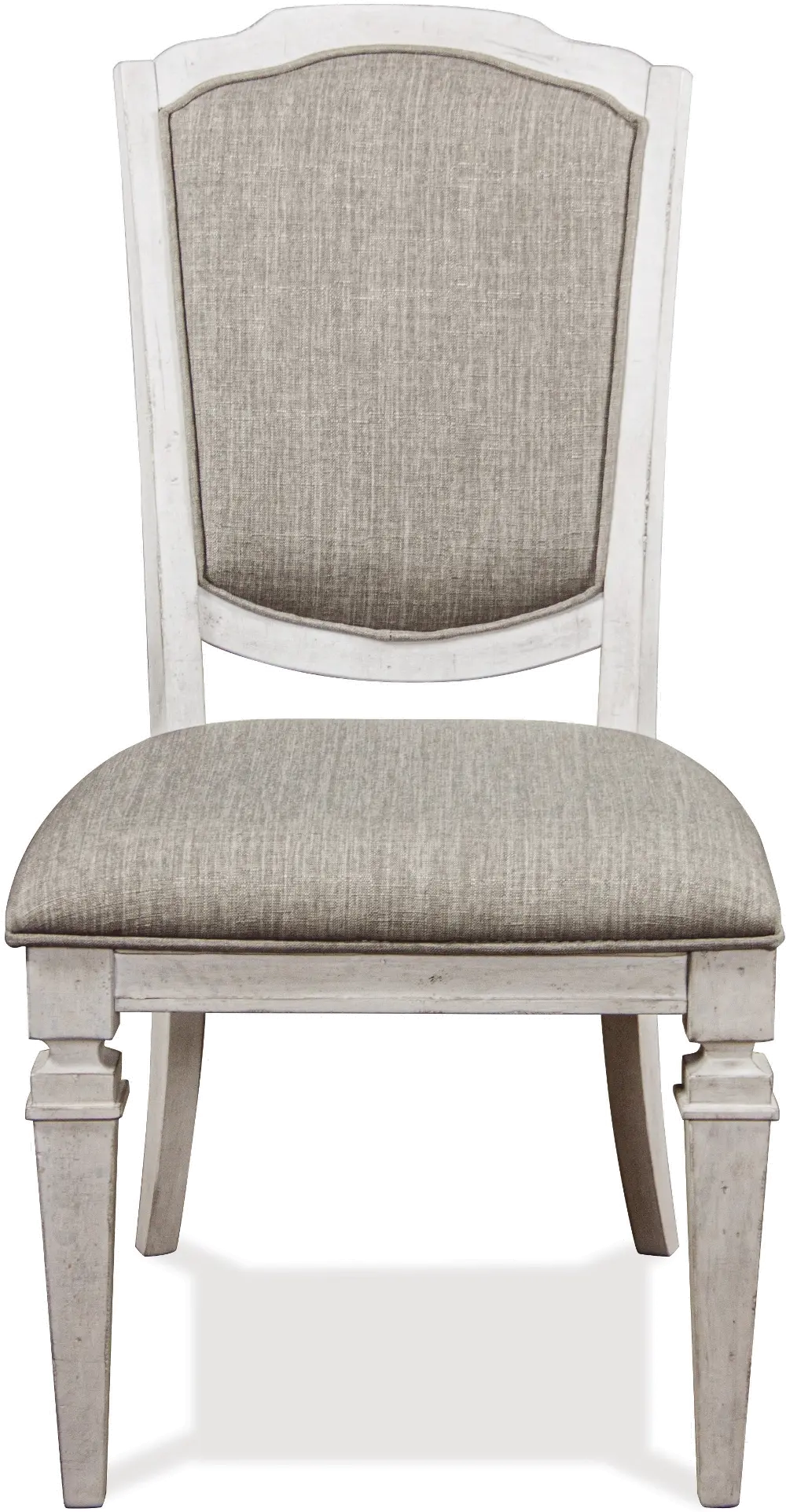 Elizabeth Smokey White Dining Room Chair-1