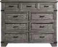 Forge Rustic Pewter Gray Dresser