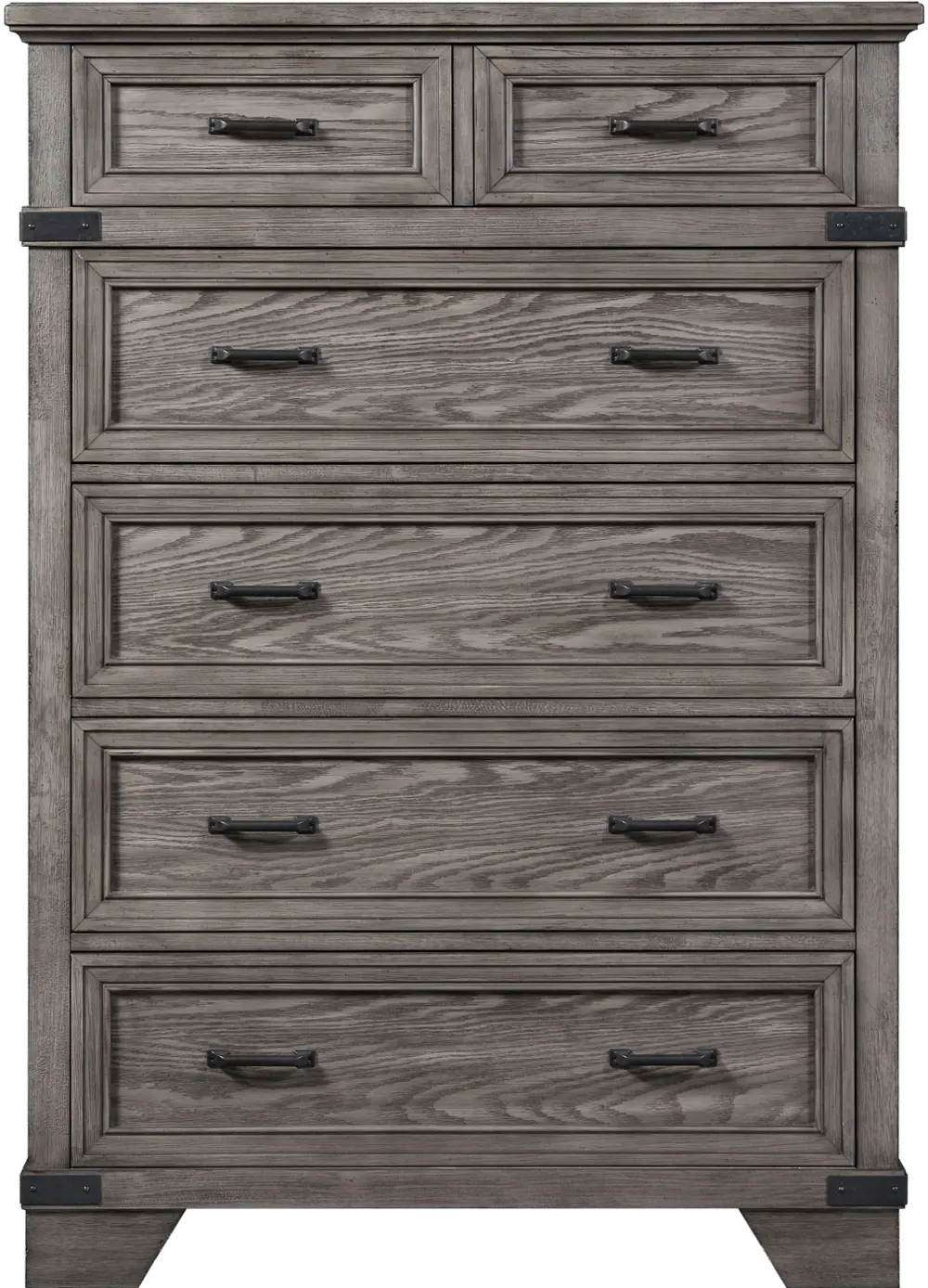 Forge Pewter Gray Chest of Drawers-1