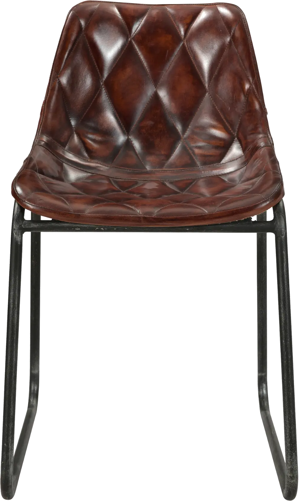 44603 Contemporary Brown Leather Dining Room Chair - Bradley-1